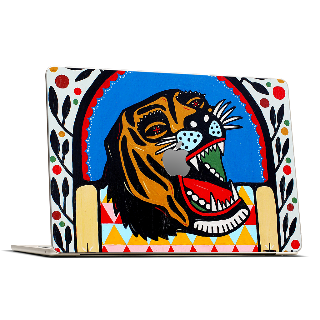 Tiger Coffin MacBook Skin
