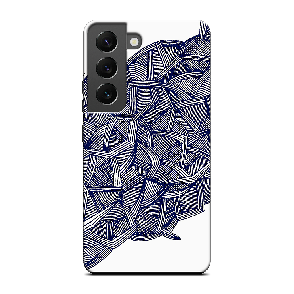 blue lines Samsung Case
