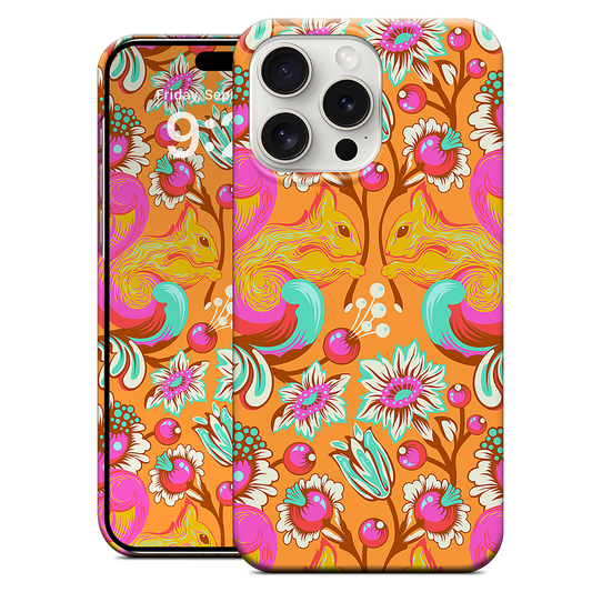 Squirrel Begonia iPhone Case