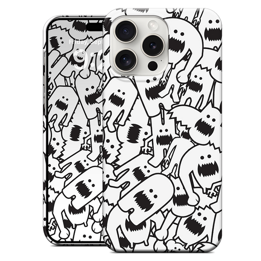 Monster Collage iPhone Case