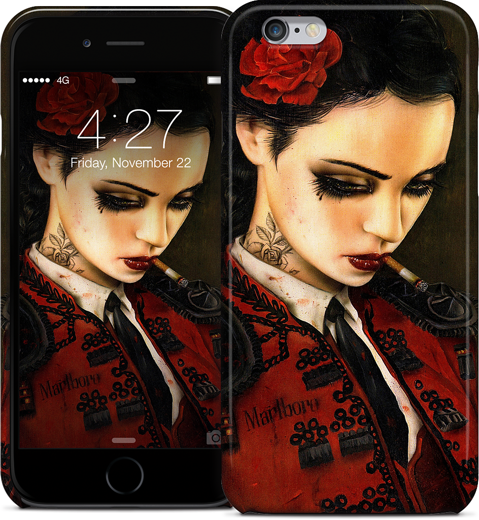 Bull Fight Her iPhone Case