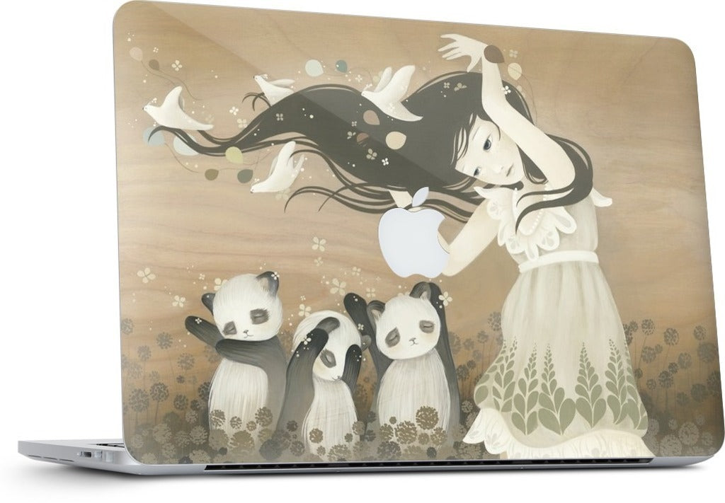Leave The Hair And Go Free MacBook Skin