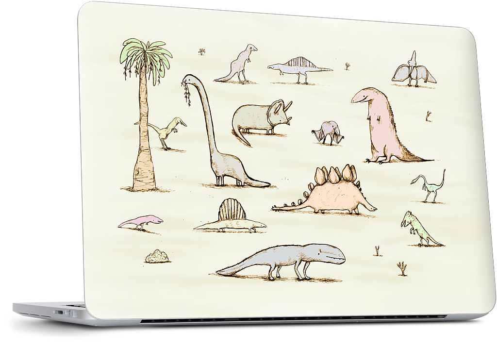 Dinosaurs MacBook Skin
