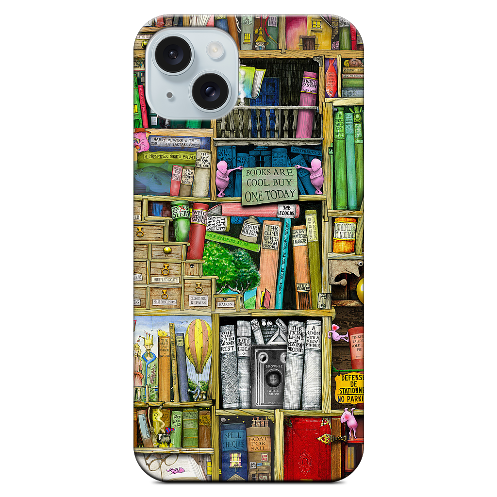 Bookshelf 2a iPhone Case