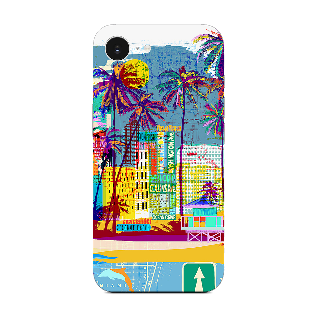 Miami iPhone Skin