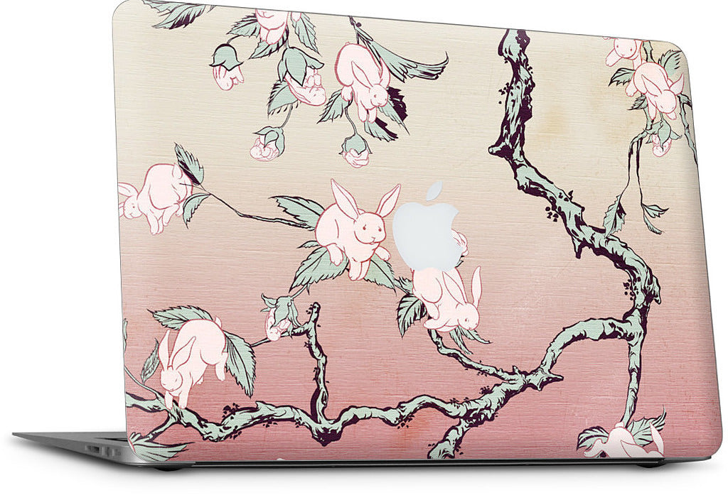 Bunny Blossom MacBook Skin