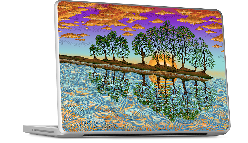 Guitar In Sea Major MacBook Skin
