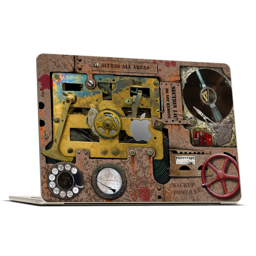 Steampunk MacBook Skin