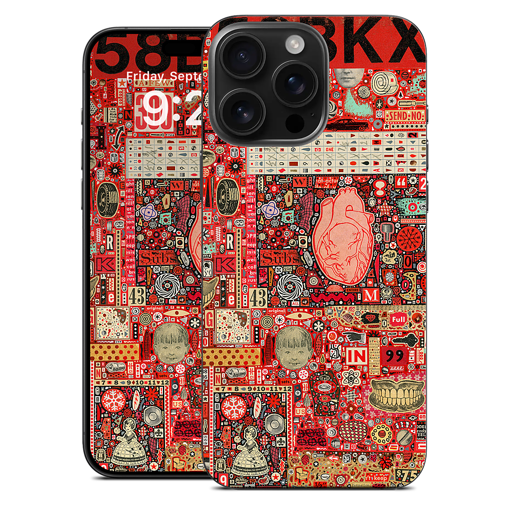 Big Numbers - Heart and Teeth iPhone Skin