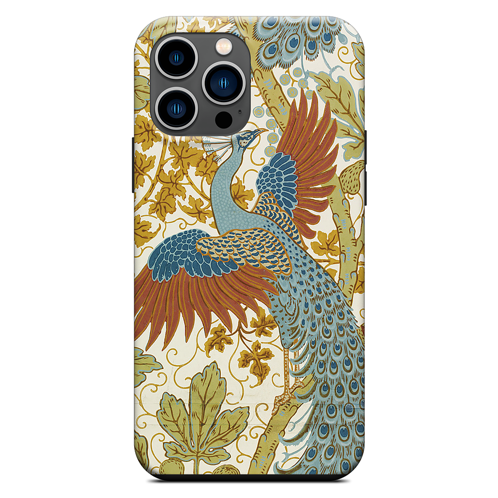 Fig and Peacock iPhone Case