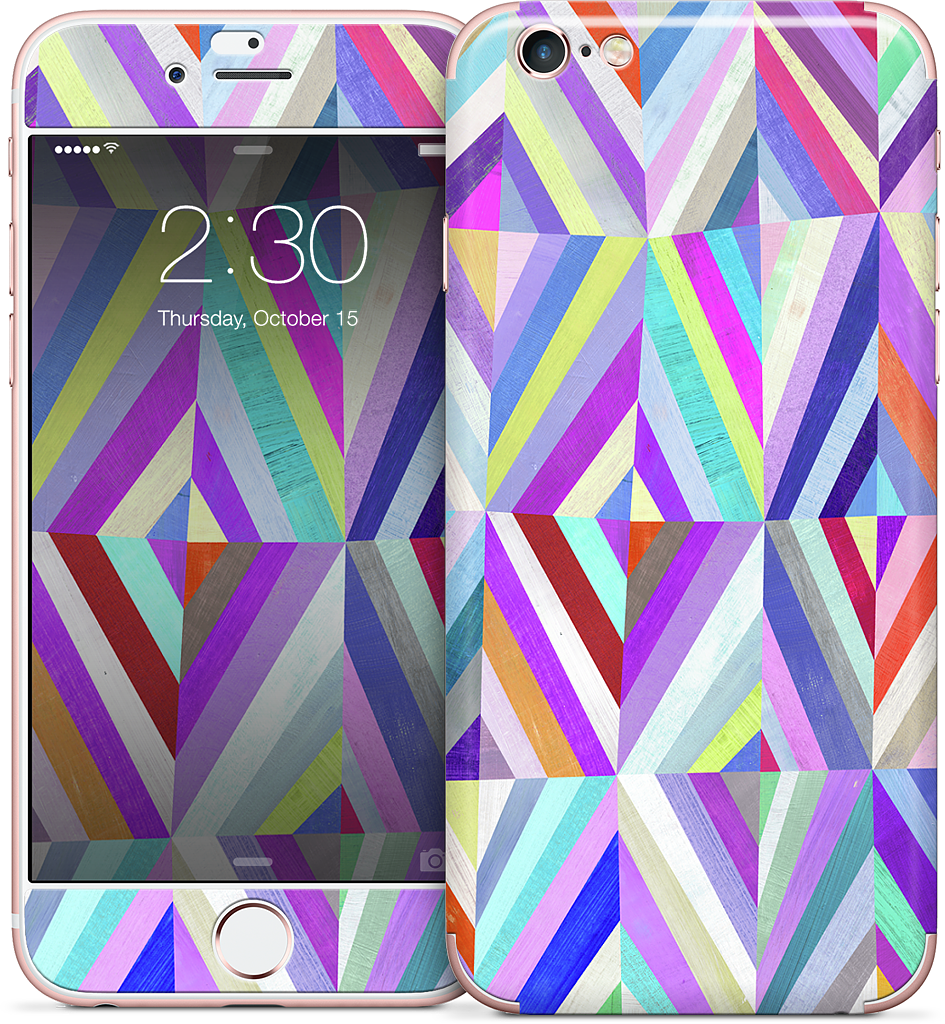 Purple Diamonds iPhone Skin