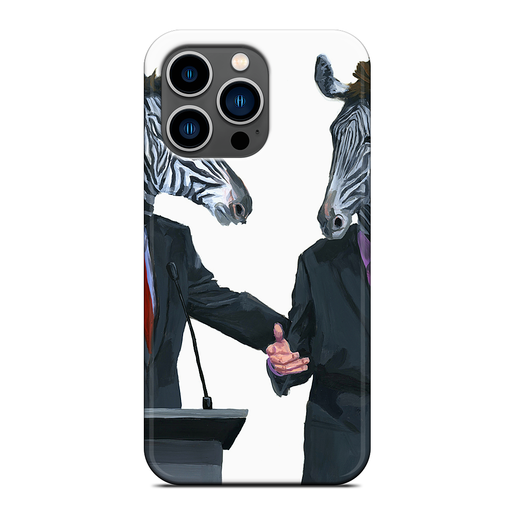 Education, The Commerce And Let's See... iPhone Case