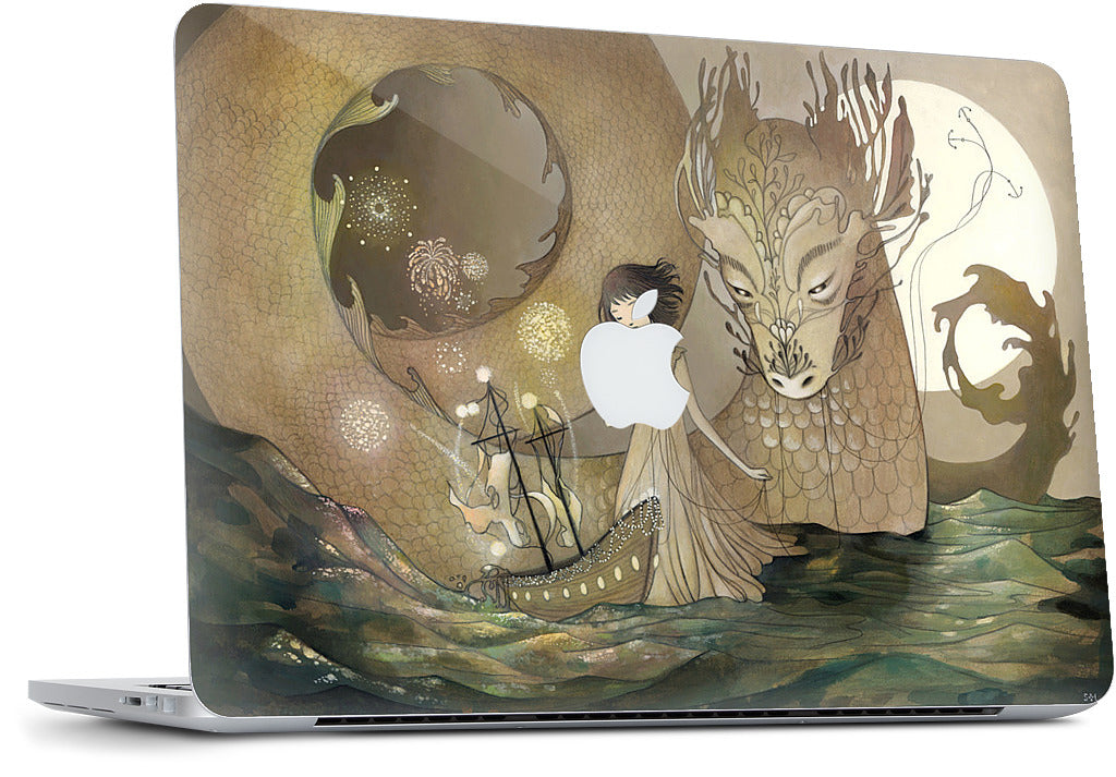 Water Dragon MacBook Skin