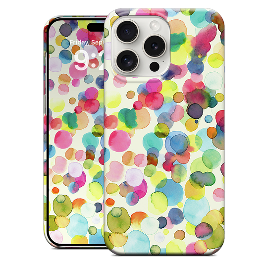 Watercolor Colorful Drops iPhone Case