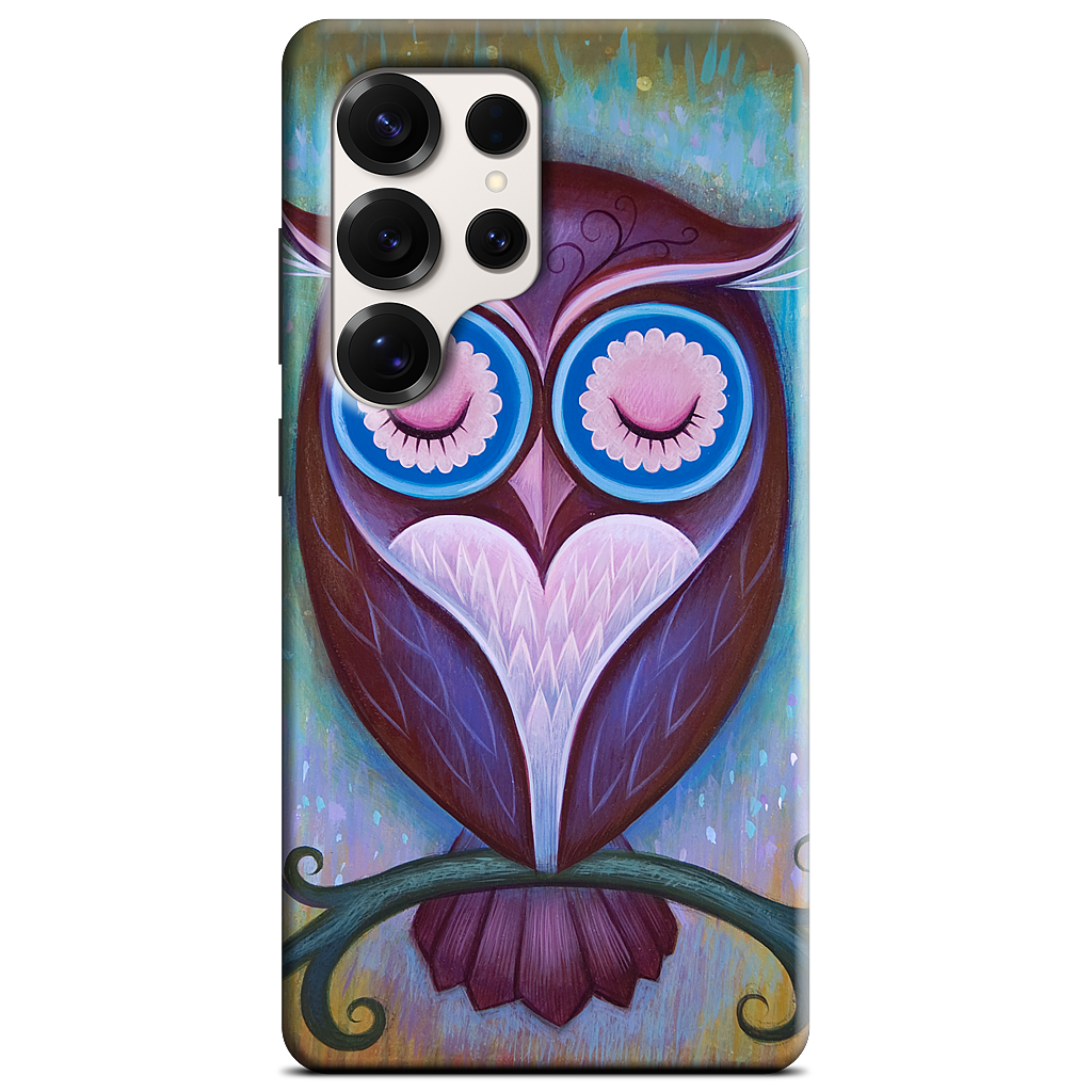 Sleepy Owl Samsung Case