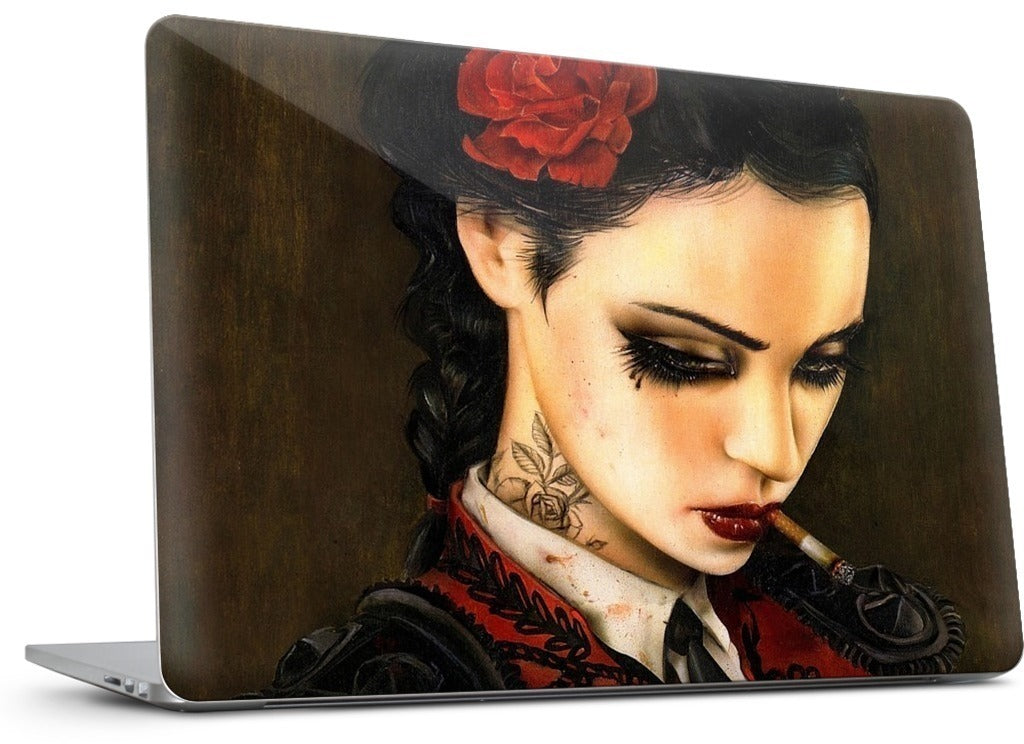 Bull Fight Her MacBook Skin