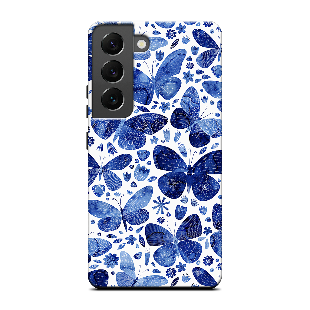 Blue Butterflies Samsung Case