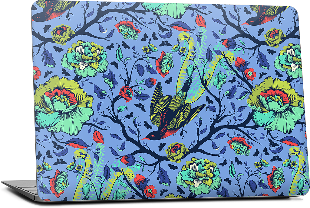 Tail Feathers Lupine MacBook Skin