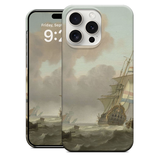 Ships in Choppy Sea iPhone Case