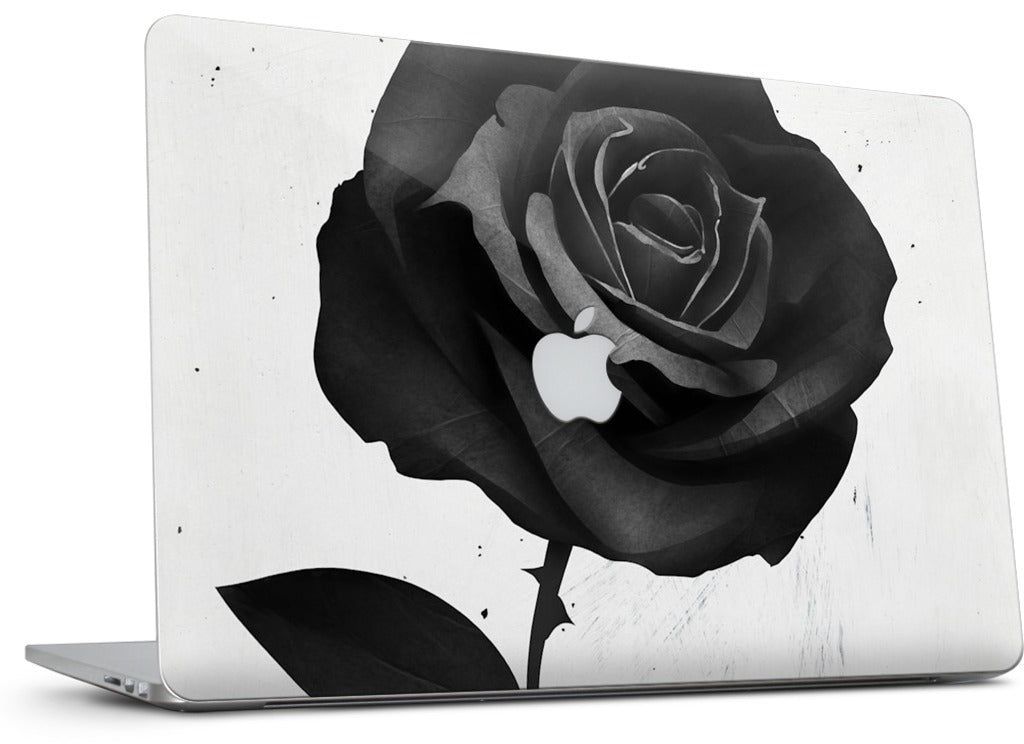 Fabric Rose MacBook Skin