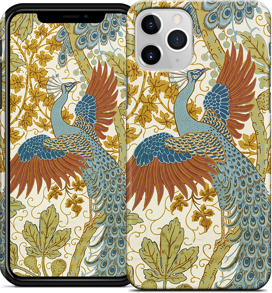 Fig and Peacock iPhone Case