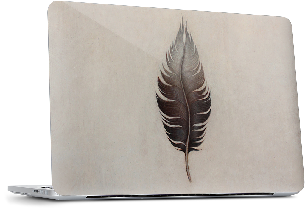 Thought Feather MacBook Skin