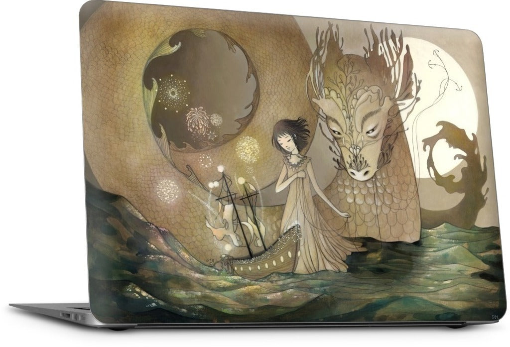 Water Dragon MacBook Skin