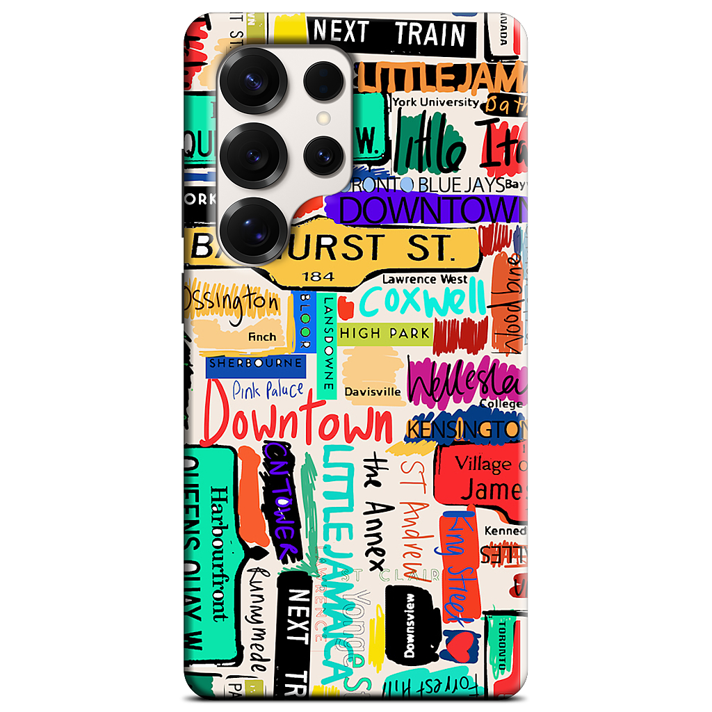 Toronto words Samsung Case