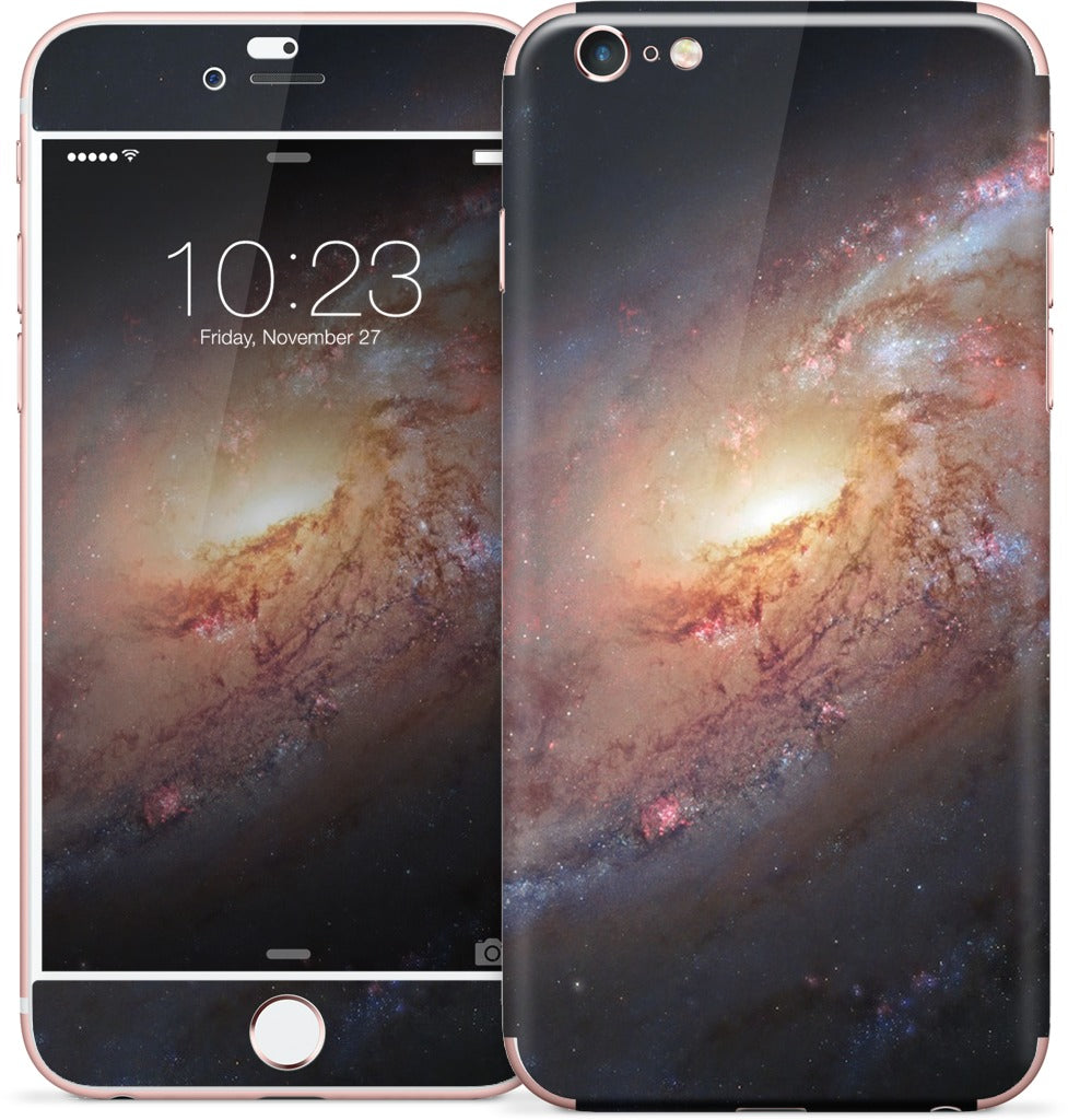 M106 Spiral Galaxy iPhone Skin