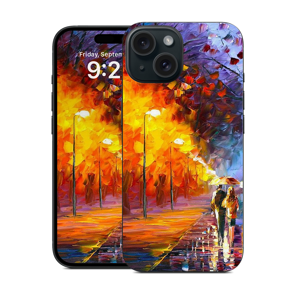 ALLEY BY THE LAKE by Leonid Afremov iPhone Skin