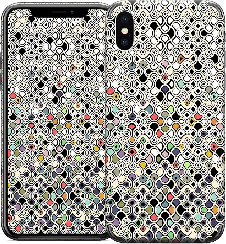 cellular ombre iPhone Skin