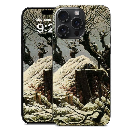 Snowy Cottage iPhone Skin
