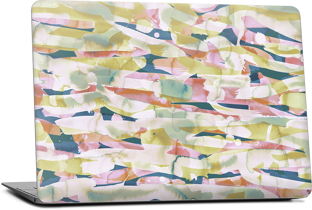 Watercolor Pastiche MacBook Skin