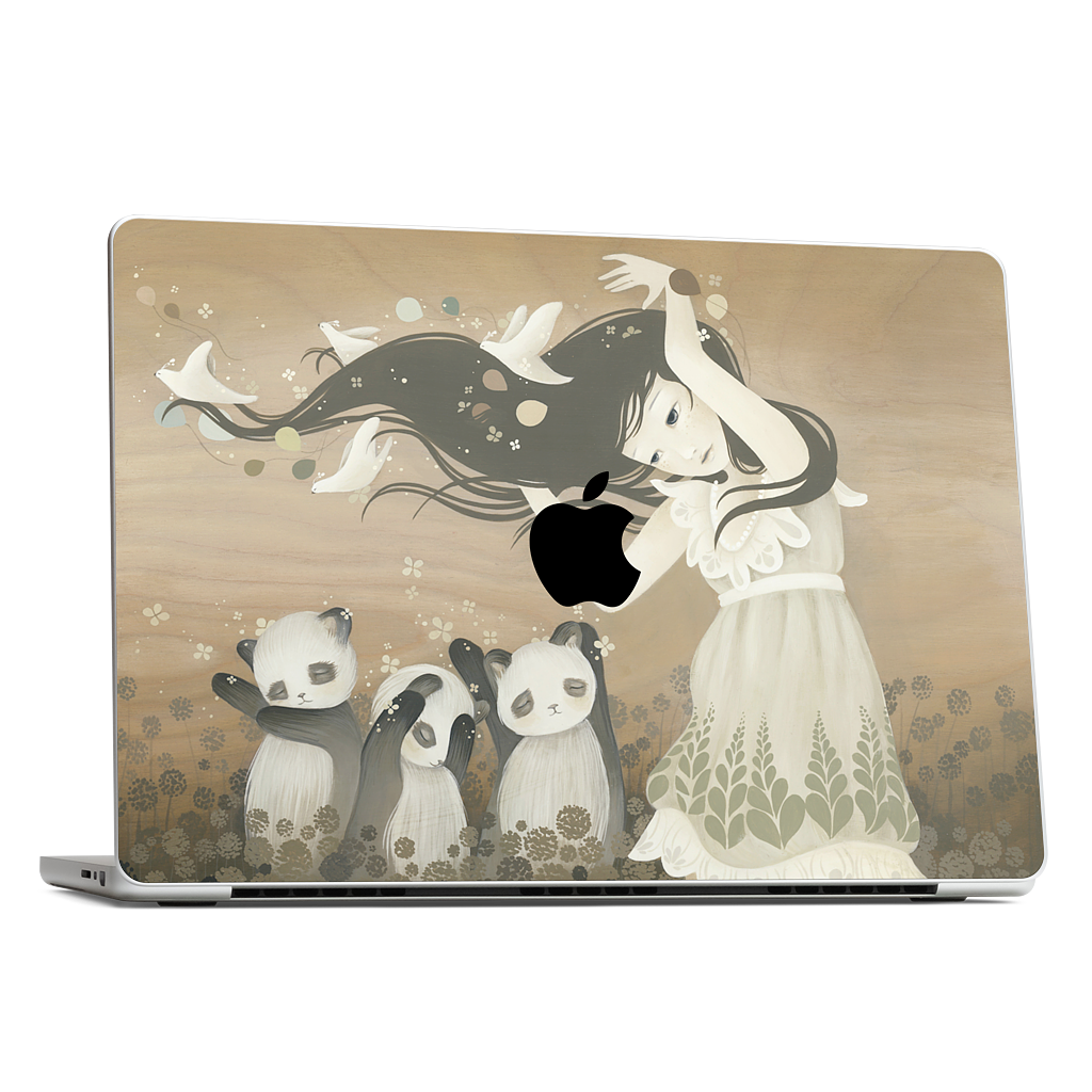 Leave The Hair And Go Free MacBook Skin