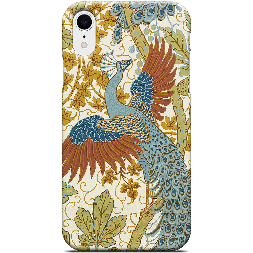 Fig and Peacock iPhone Case