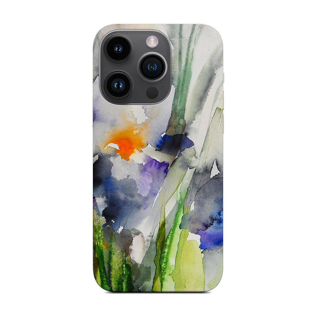 Blue Irises iPhone Skin