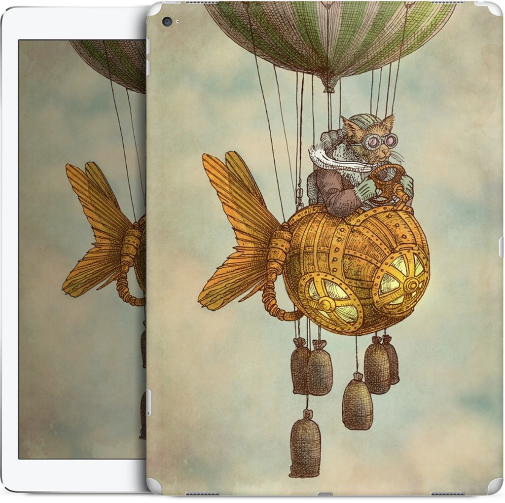 Around The World In A GoldfishFlyer iPad Skin