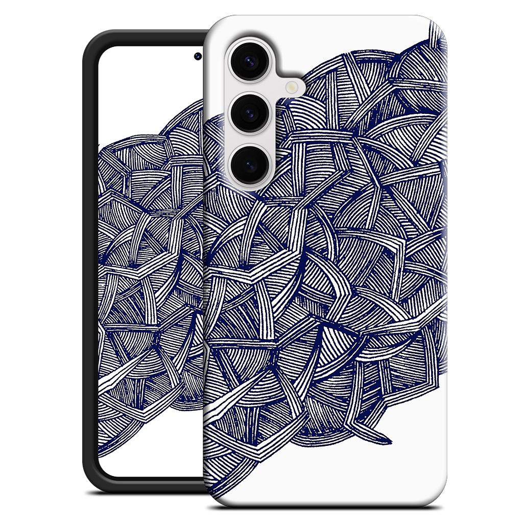 blue lines Samsung Case