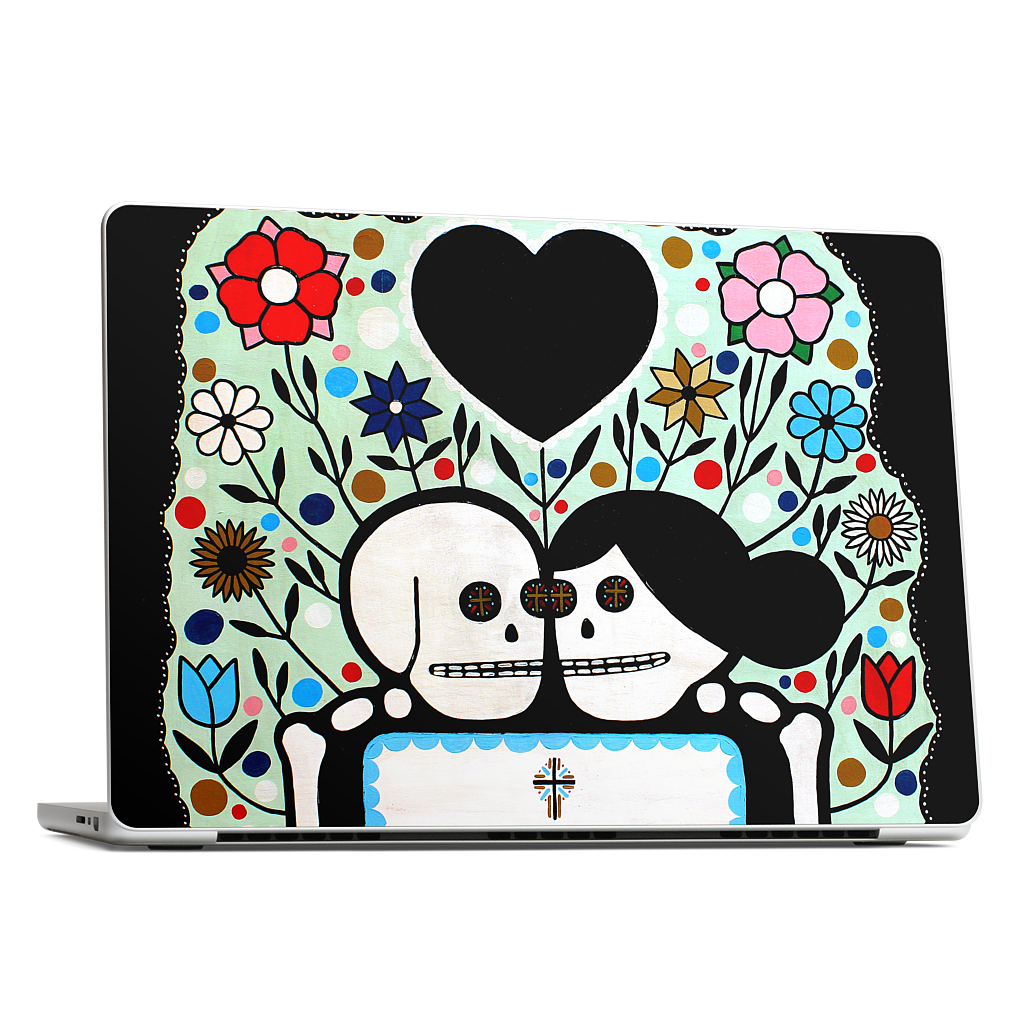 In The Garden With My Love MacBook Skin