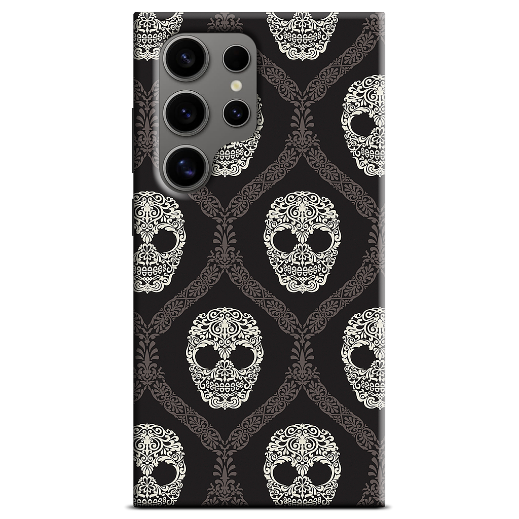 Skull Damask Samsung Case