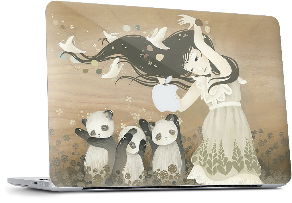 Leave The Hair And Go Free MacBook Skin