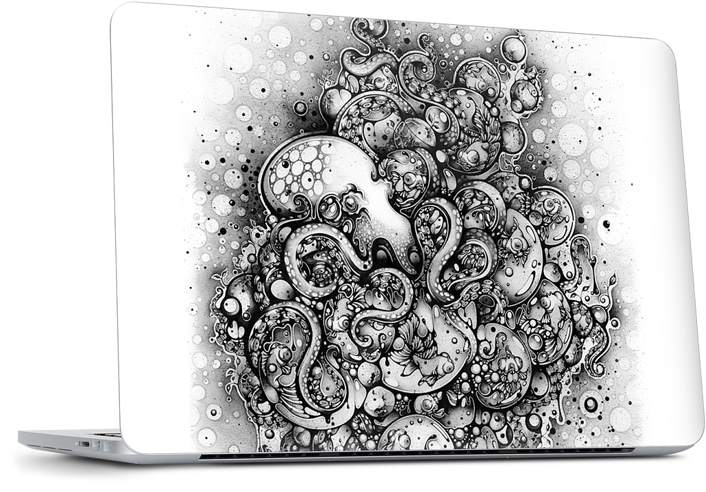 A Curious Embrace MacBook Skin