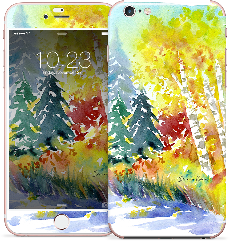 Fall Trees iPhone Skin