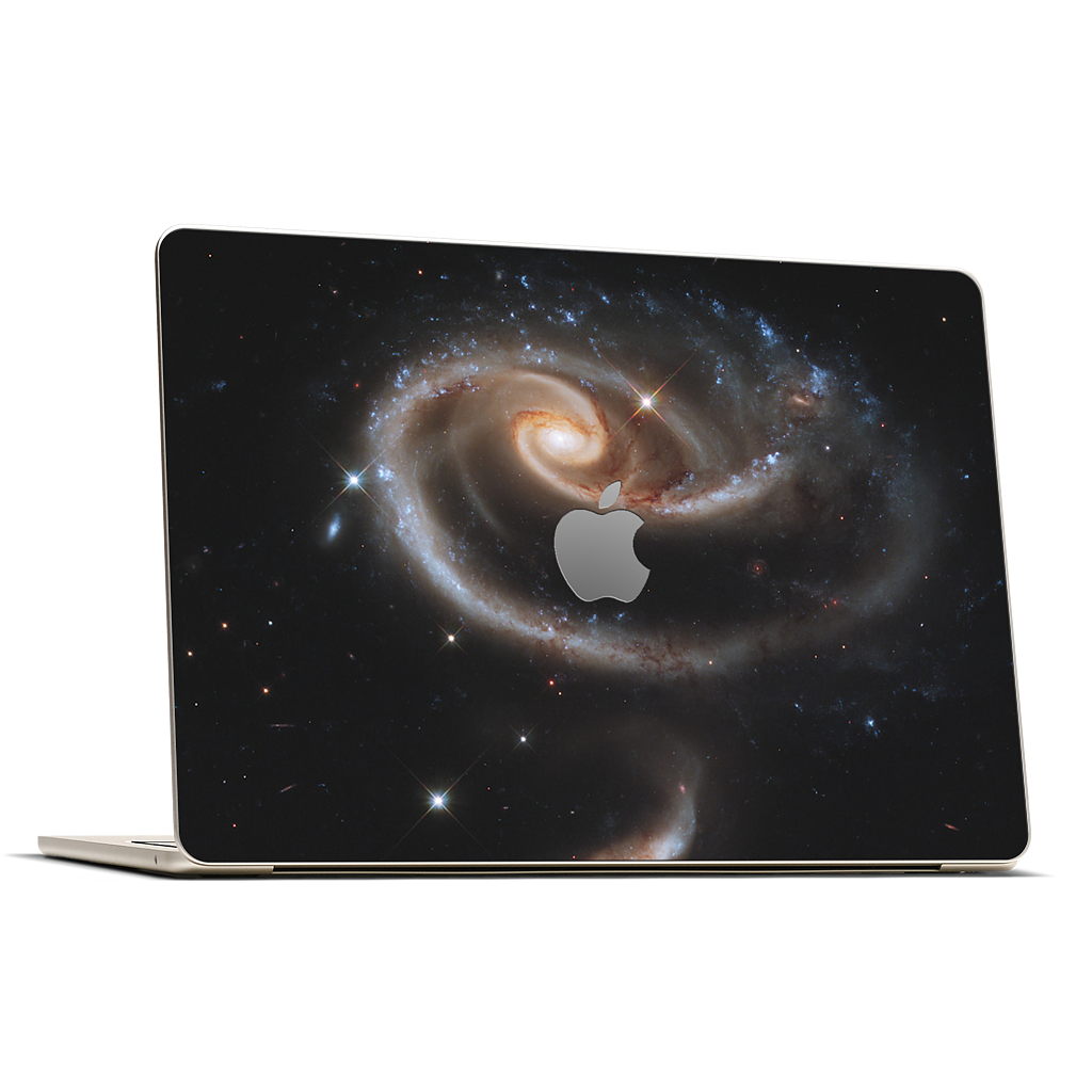 A Rose Of Galaxies MacBook Skin
