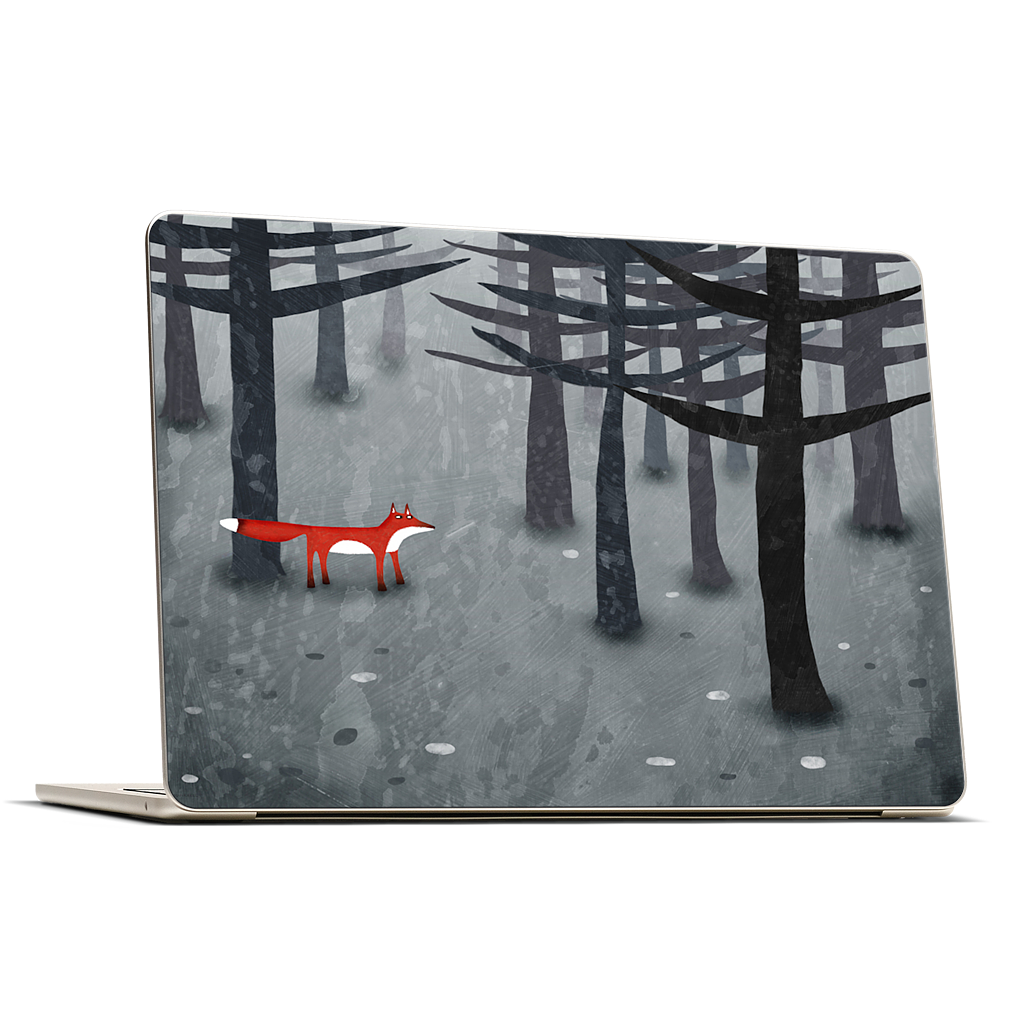 The Fox and the Forest MacBook Skin