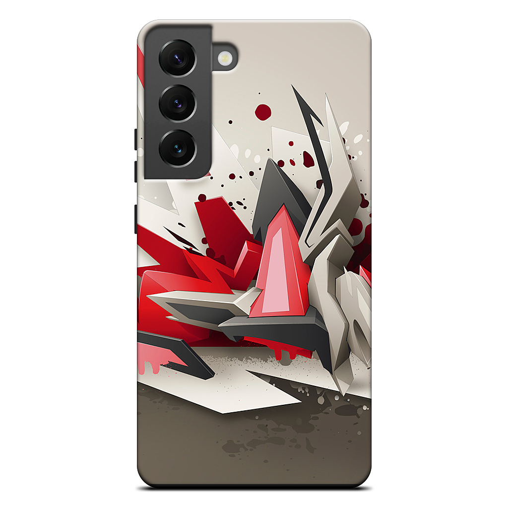 Red Metal Samsung Case