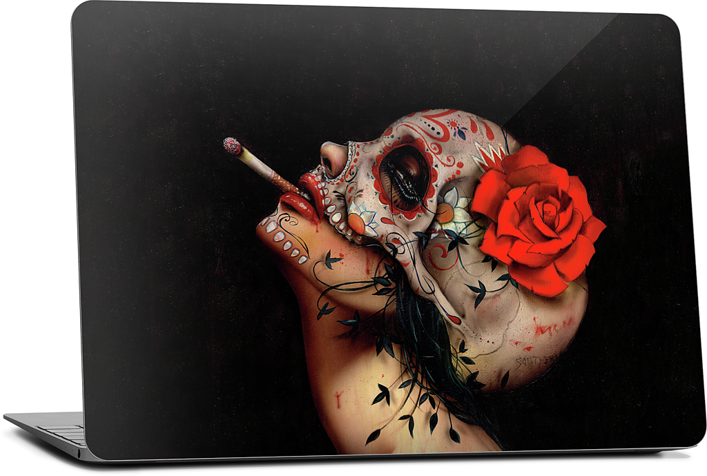 Viva La Muerte MacBook Skin