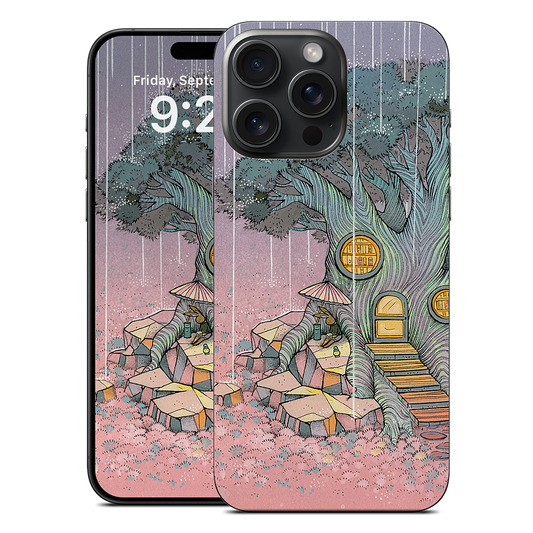 Rainy Day In The Library iPhone Skin