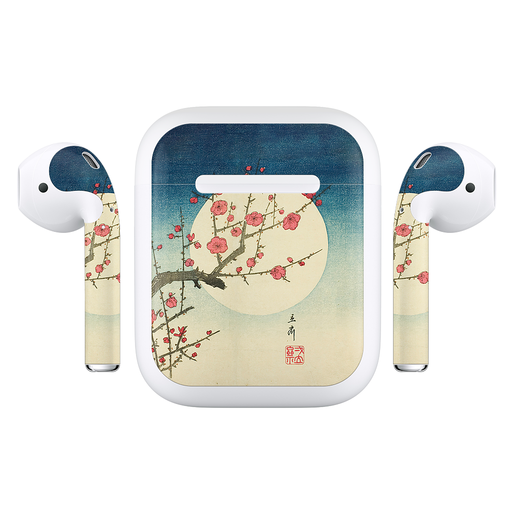 Red Plum Branch AirPods