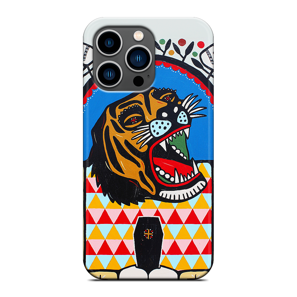 Tiger Coffin iPhone Case